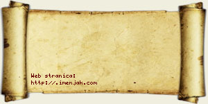 Nina Rakezić vizit kartica